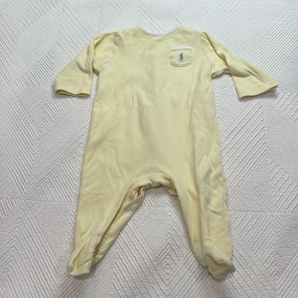 Ralph Lauren Snap Footie Romper